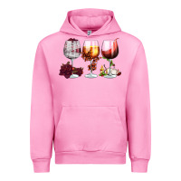 Fuchsia Pink hallothanksmas halloween thanksgiving  christmas wine Urban Hoodie - FaDigitalArtStudio