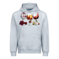 Heather Grey hallothanksmas halloween thanksgiving  christmas wine Urban Hoodie - FaDigitalArtStudio