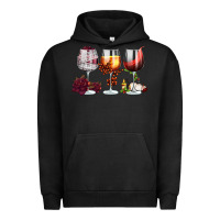 Pigment Black hallothanksmas halloween thanksgiving  christmas wine Urban Hoodie - FaDigitalArtStudio