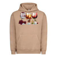 Pigment Burro hallothanksmas halloween thanksgiving  christmas wine Urban Hoodie - FaDigitalArtStudio