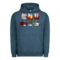 Pigment Midnight Navy hallothanksmas halloween thanksgiving  christmas wine Urban Hoodie - FaDigitalArtStudio