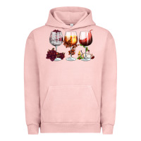 Pigment Salmon hallothanksmas halloween thanksgiving  christmas wine Urban Hoodie - FaDigitalArtStudio