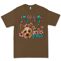Cacao life is better with a yorkie Premium Tee - Jasminsmagicworld