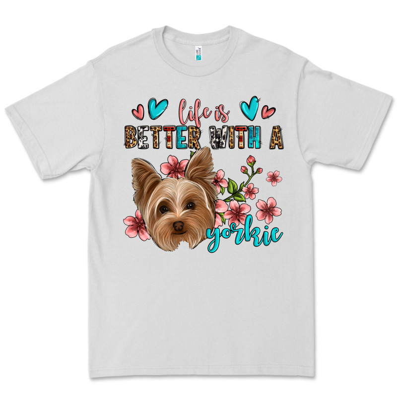 Life Is Better With A Yorkie Premium Tee by Jasminsmagicworld | Teevron