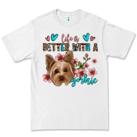 White life is better with a yorkie Premium Tee - Jasminsmagicworld