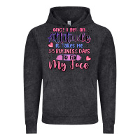 Vintage Black once i get an attitude Vintage Hoodie - MaliasSmallBusiness