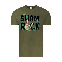 Vintage Olive sham rock Vintage Tee - MaliasSmallBusiness