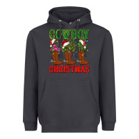 Smoke cowboy christmas boots cactus Heavyweight Hoodie - CowGirlArtShop