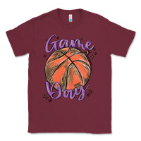 Burgundy game day Classic Tee - MaliasSmallBusiness