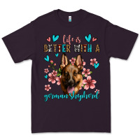 Plum life is better with a german shepherd Premium Tee - Jasminsmagicworld