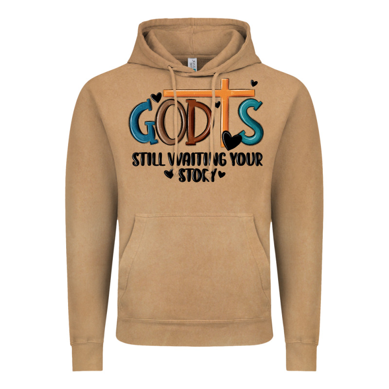 God Is Still Waiting Your Story Vintage Hoodie by MaliasSmallBusiness | Teevron