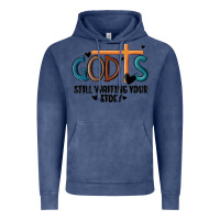 Vintage Denim god is still waiting your story Vintage Hoodie - MaliasSmallBusiness