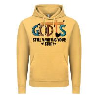Vintage Mustard god is still waiting your story Vintage Hoodie - MaliasSmallBusiness