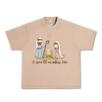 Burro o come let us adore him Urban Heavy Tee - MaliasSmallBusiness
