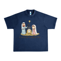 Navy o come let us adore him Urban Heavy Tee - MaliasSmallBusiness