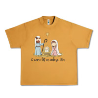 Peanut Butter o come let us adore him Urban Heavy Tee - MaliasSmallBusiness