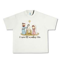 Pistachio o come let us adore him Urban Heavy Tee - MaliasSmallBusiness
