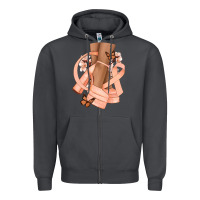 Smoke Cancer diva peach ribbon Zipper Hoodie - NancyCooperArtShop