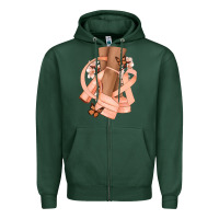 Sports Green Cancer diva peach ribbon Zipper Hoodie - NancyCooperArtShop