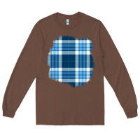 Chestnut Winter Tartan Patch Long Sleeve Tee - BundleAndBundleShop