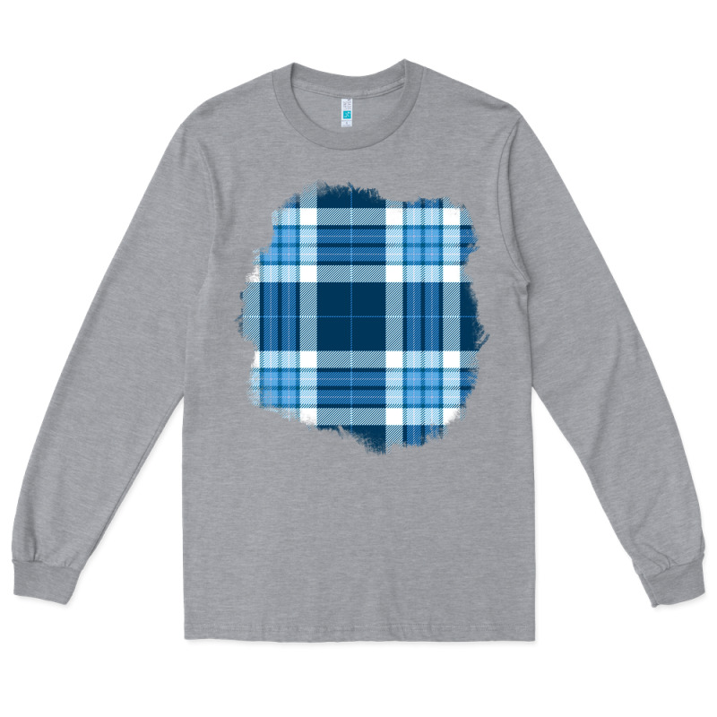 Winter Tartan Patch Long Sleeve Tee by BundleAndBundleShop | Teevron