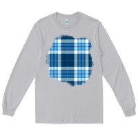 Moon Dust Winter Tartan Patch Long Sleeve Tee - BundleAndBundleShop