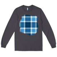 Smoke Winter Tartan Patch Long Sleeve Tee - BundleAndBundleShop