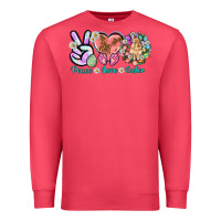 Cardinal Peace love Easter Day Premium Sweatshirt - HowdyJamesFarm