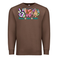 Chestnut Peace love Easter Day Premium Sweatshirt - HowdyJamesFarm