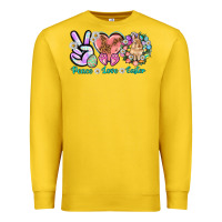 Lemon Peace love Easter Day Premium Sweatshirt - HowdyJamesFarm