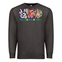 Smoke Peace love Easter Day Premium Sweatshirt - HowdyJamesFarm