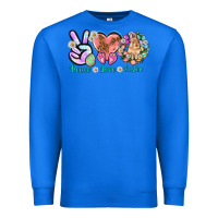 True Royal Peace love Easter Day Premium Sweatshirt - HowdyJamesFarm