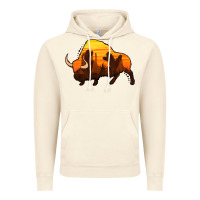 Vintage Artic western bison Vintage Hoodie - Jasminsmagicworld