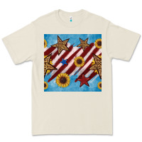 Bone western star with sunflower seamless pattern Premium Tee - BundleAndBundleShop