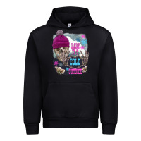 Black skeleton baby it's cold outside Urban Hoodie - FaDigitalArtStudio