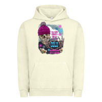 Pigment Pistachio skeleton baby it's cold outside Urban Hoodie - FaDigitalArtStudio