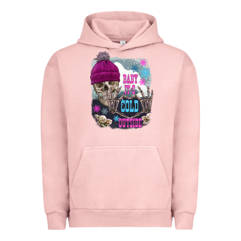 Skeleton Baby It's Cold Outside Urban Hoodie by FaDigitalArtStudio | Teevron