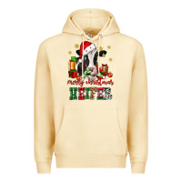 Pina Colada merry christmas heifer cow Premium Hoodie - CowGirlArtShop
