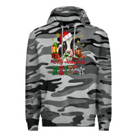 Slate Camo merry christmas heifer cow Premium Hoodie - CowGirlArtShop