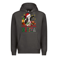 Smoke merry christmas heifer cow Premium Hoodie - CowGirlArtShop