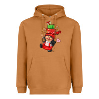 Meerkat cute christmas girl gnome Heavyweight Hoodie - CowGirlArtShop