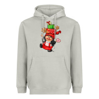 Moon Dust cute christmas girl gnome Heavyweight Hoodie - CowGirlArtShop