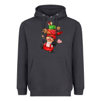 Smoke cute christmas girl gnome Heavyweight Hoodie - CowGirlArtShop