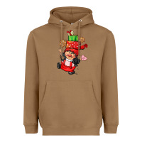 Toasted Coconut cute christmas girl gnome Heavyweight Hoodie - CowGirlArtShop