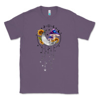 Lavender moon and mushrooms with sunflower Classic Tee - MaliasSmallBusiness