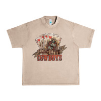 French Oak long live cowboys cards Urban Heavy Tee - NancyCooperArtShop