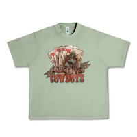 Oil Green long live cowboys cards Urban Heavy Tee - NancyCooperArtShop