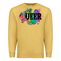 Antique Gold Queer Premium Sweatshirt - CowGirlArtShop