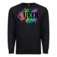 Black Queer Premium Sweatshirt - CowGirlArtShop