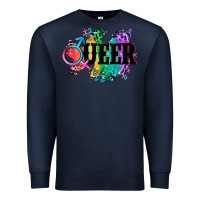 Navy Queer Premium Sweatshirt - CowGirlArtShop